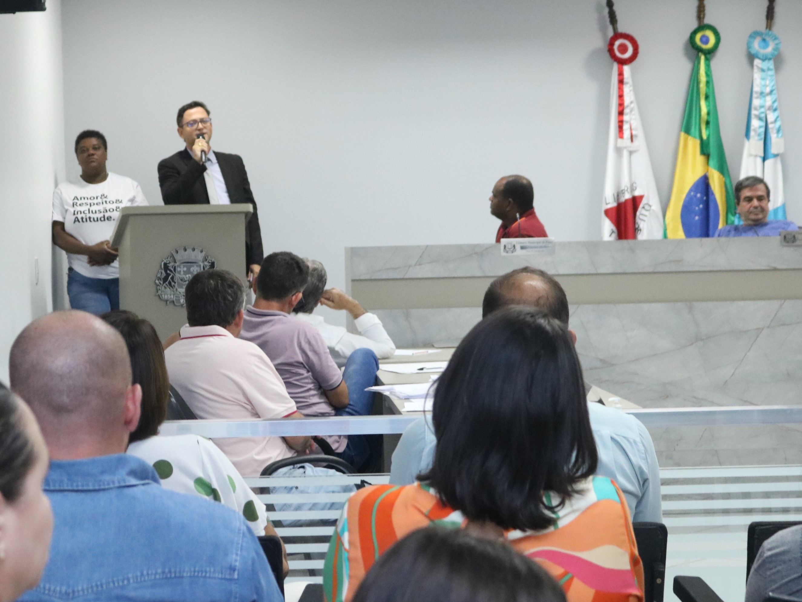 Dr. André falou sobre Inclusão das mães e crianças portaoras de necessidades.